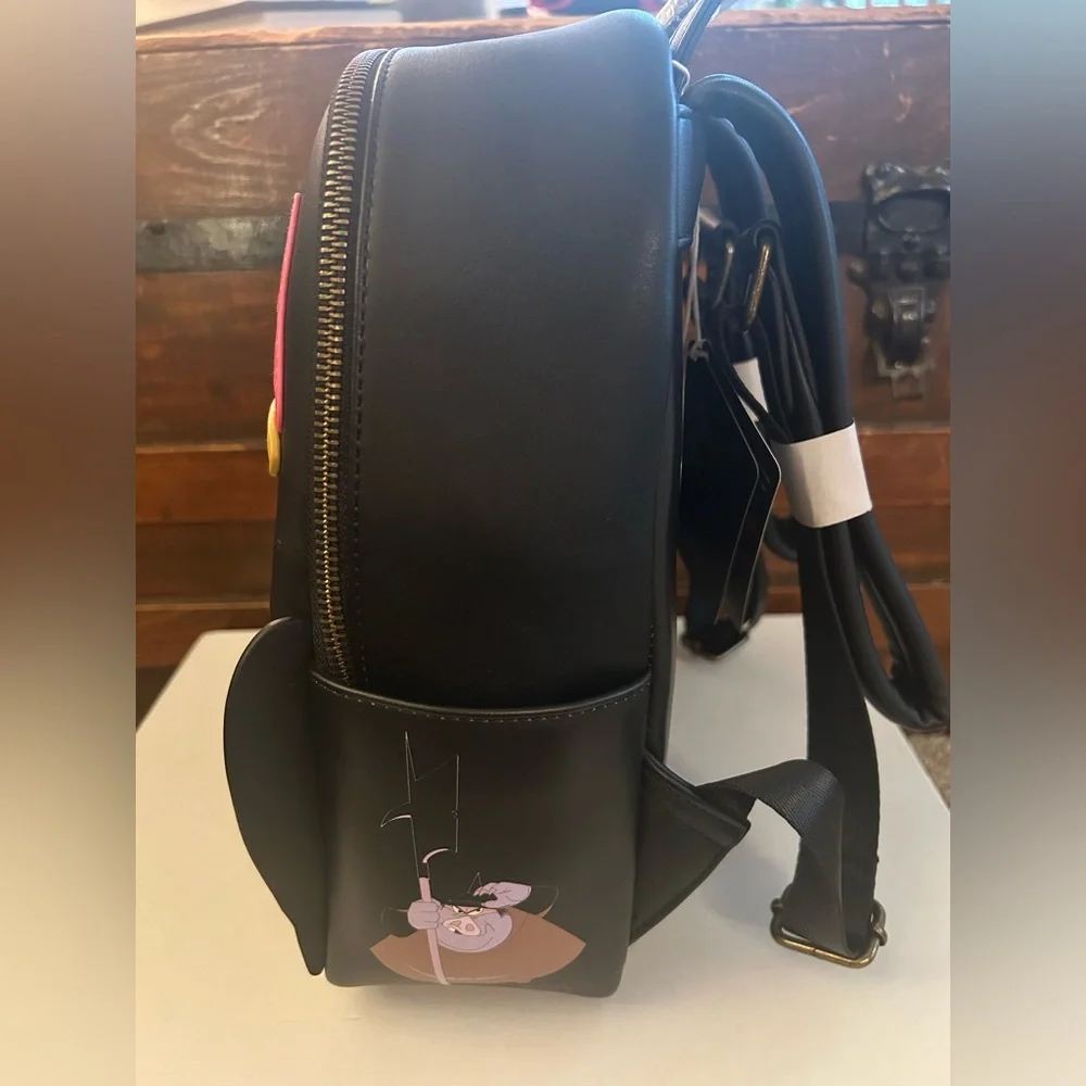Loungefly Disney Sleeping Beauty Maleficent Raven Diablo Cosplay Mini Backpack - Picture 3 of 7